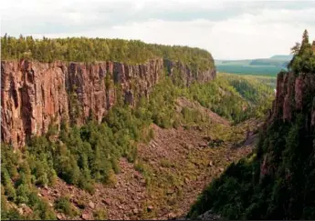  ?? Contribute­d ?? If you’re road-tripping along the northern shoreline of Lake Superior, consider a short detour to Ouimet Canyon — often referred to as Canada’s Grand Canyon.