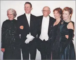  ?? Gail Boyer Hayes ?? NOBEL WINNER Paul Boyer surrounded by his wife and children before the Nobel Prize ceremony in 1997. Boyer discovered the “three-cylinder engine” that powers all life.