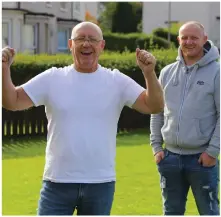  ?? Picture: Colin Mearns ?? of
Dominic Hicks with son Barry, and inset, the 67- year- old in hospital as he battled coronaviru­s