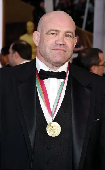  ??  ?? Wrestler Mark Schultz, subject of the film Foxcatcher, at the Academy Awards in 2015.