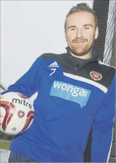 ?? Picture: SNS ?? back from injury, ryan stevenson is a valuable addition to the Hearts squad to face Hibs