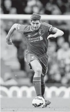  ?? Foto: imago/HochZwei/Internatio­nal ?? Legende in Liverpool: Steven Gerrard