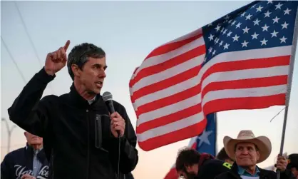  ??  ?? Beto O’Rourke said: ‘All of us together are going to make our stand.’ Photograph: Paul Ratje/AFP/Getty Images