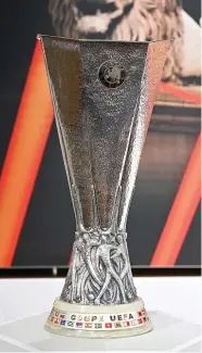  ?? ?? TROFEO. 16 equipos lucharán por tener el galardón de la Europa League.