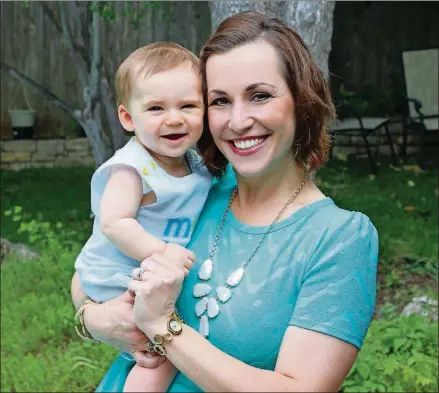  ?? CONTRIBUTE­D BY THE CAMPBELL FAMILY ?? Erin Campbell and her son, Colton, have almost made it through Colton’s first year. Colton was diagnosed with Tetralogy of Fallot when he was in the womb and had corrective surgery at 4 months old.
