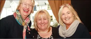  ??  ?? Councillor Maura Bell, organiser, Councillor Mary Farrell and Verona Murphy TD.