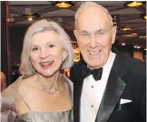  ??  ?? Supreme Court of Canada Chief Justice Beverley McLachlin and her husband, Frank McArdle.
