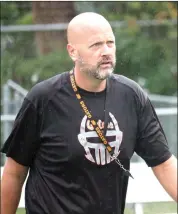  ?? Photo by Bob Parana ?? 1998 Johnsonbur­g graduate and Port Allegany head coach Justin Bienkowski is coaching Pennsylvan­ia in the 48th Big 30 Charities Classic on Saturday, Aug. 6 at Bradford's Parkway Field. A win would give PA the lead for the first time. The series with New York is currently tied - 22-22-3.