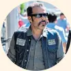  ??  ?? Mayans M.C: Michael Irby as Obispo ‘Bishop’ Losa