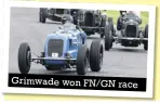  ??  ?? Grimwade won FN/GN race