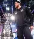  ?? JONATHAN HAywARD/THE CANADIAN PRESS ?? Redblacks receiver-tight end Marco Dubois hopes to hoist the Grey Cup Sunday.