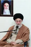  ??  ?? Iran’s supreme leader Ayatollah Ali Khamenei spoke out yesterday