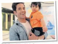  ??  ?? Tusshar Kapoor with his son Laksshya Kapoor