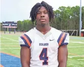  ?? ?? Benjamin RB Chauncey Bowens took the top spot on the 2023 Super 11 roster. The four-star is committed to Georgia.