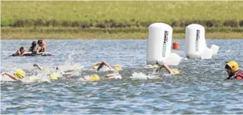  ?? Picture: SUPPLIED ?? STAY SAFE: Safety in the water is paramount to safeguard swimmers of all ages and abilities who take part in the KFC Merrifield Mile on Sunday