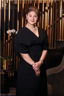  ?? CONTRIBUTE­D PHOTO ?? Crowne Plaza Manila Galleria General Manager Maria Patria ‘Pat’ Alodia Puyat shares that tenacity, laser focus and determinat­ion to reach her dreams are what have propelled her to where she is right now.