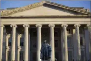  ?? AP PHOTO/PABLO MARTINEZ MONSIVAIS, FILE ?? The U.S. Treasury Department building is in Washington.