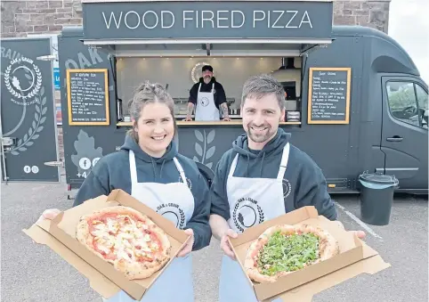  ?? ?? Dan and Adele Connell have enjoyed much success since they started up their Oak and Grain pizza business in Ullapool.