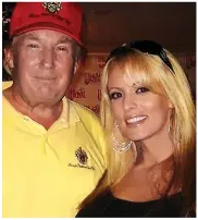  ??  ?? Lurid details: The ex-adult movie star with Donald Trump