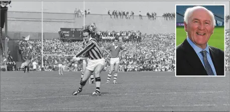  ??  ?? (Inset) Eddie Keher and (main) in the field with Kilkenny.