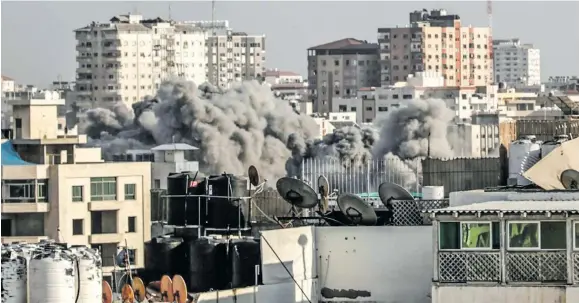  ?? Photo: AFP ?? Israel launches fierce attack.