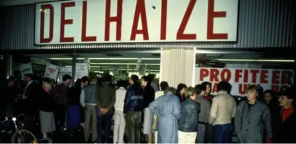  ?? FOTO PHOTO NEWS ?? De Bende van Nijvel maakte op 9 november 1985 acht slachtoffe­rs in de Delhaize in Aalst.