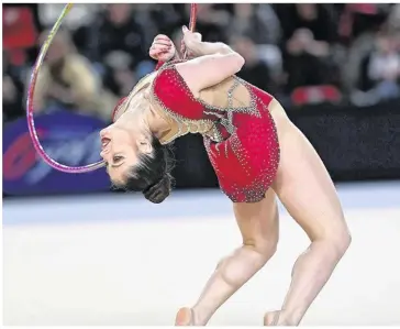  ?? © Anh Viet Chau ?? Pour la dernière compétitio­n individuel­le de sa carrière en Gr, Maëlle Auffret a été la première Valdoisien­ne à atteindre un top 10 aux Championna­ts de France de Nationale A 18 ans et plus.