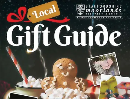  ?? ?? The Staffordsh­ire Moorlands Gift Guide, which many residents say they did not receive.