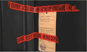  ??  ?? Mardi matin, au domicile du principal suspect, à Schiltighe­im.