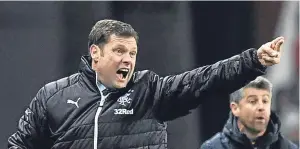  ?? Picture: SNS. ?? Graeme Murty: “hungry” for Rangers to get better.