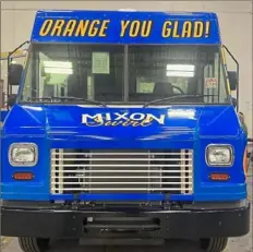  ?? Mixon Fruit Farms on Facebook ?? Dean and Janet Mixon have repackaged the most fan-friendly parts of their 84-year-old business into a food truck called the Mixon Swirl, named after the ice cream cone that hits just right on a hot day.