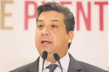  ?? FOTO: REFORMA ?? > Gobernador de Tamaulipas, Francisco García Cabeza de Vaca.