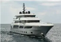  ??  ?? Left: The Majesty 175 megayacht