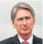  ??  ?? Chancellor Philip Hammond.