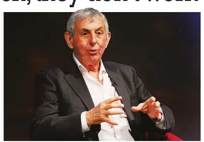  ??  ?? Controvers­ial: Sir Ian McGeechan suggests splitting the Premiershi­p into two conference­s