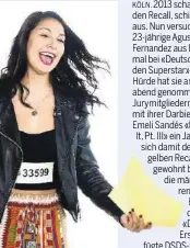  ?? RTL ?? Agustina (23) ist im Recall.