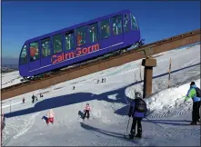  ??  ?? ADVENTURE: Visitors enjoy the CairnGorm Mountain resort