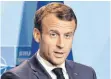  ?? FOTO: DPA ?? Emmanuel Macron