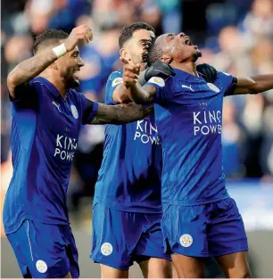  ?? AP ?? Leicester City are yet to rediscover last season’s killer consistenc­y. —