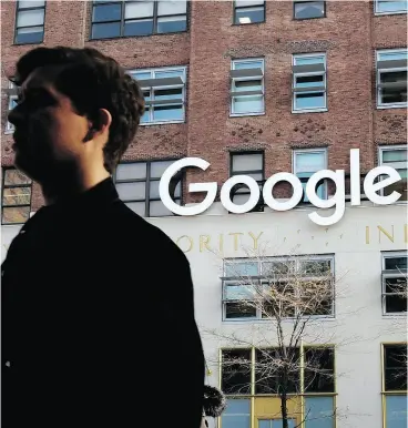  ?? MARK LENNIHAN / THE ASSOCIATED PRESS FILES ?? Some critics of Google say that gender imbalance at the company has created a “brogammer” culture akin to a college frat house that treats women as sex objects.