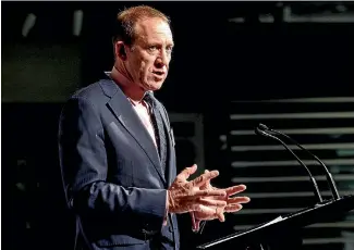  ?? PHOTO: KEVIN STENT/FAIRFAX NZ ?? Labour’s Andrew Little says some families will be left comparativ­ely worse off by the Budget.