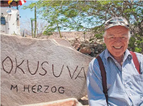  ?? FOTO: HERBERT GUTH ?? Okusuva, Ort der Ruhe, hat Martin Herzog seine Farm getauft.