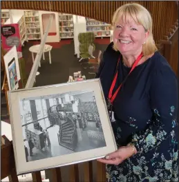  ??  ?? Margaret McMahon’s photograph of the library from the 70s