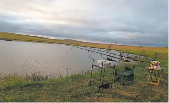  ??  ?? MIDDLE: Guests can also fish in the farm‘s dam, where bass and catfish are kept.