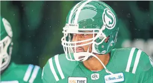  ?? BRENT JUST GETTY IMAGES ?? Brandon Bridge spent parts of three seasons with Saskatchew­an, completing 188 of 282 passes for 2,203 yards with 11 TDs and seven intercepti­ons. He also ran for 260 yards on 49 carries.