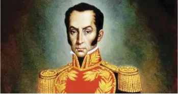  ??  ?? American revolution­ary Simon Bolivar