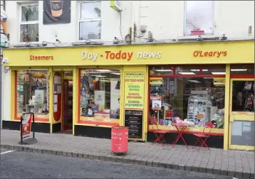  ??  ?? Steemers Day-Today News, Main St. Bunclody.