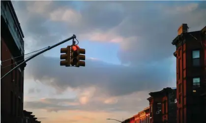  ?? ?? The federal government pushed states to allow right turns on red lights in 1975. Photograph: lechatnoir/Getty Images