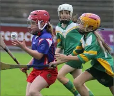  ??  ?? Castlebrid­ge’s Sinéad Banville and Hannah Murphy (Blackwater).