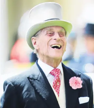  ?? PHOTO: GETTY IMAGES ?? Having a laugh . . . Prince Philip, the Duke of Edinburgh, was renowned for his sometimes inappropri­ate comments.